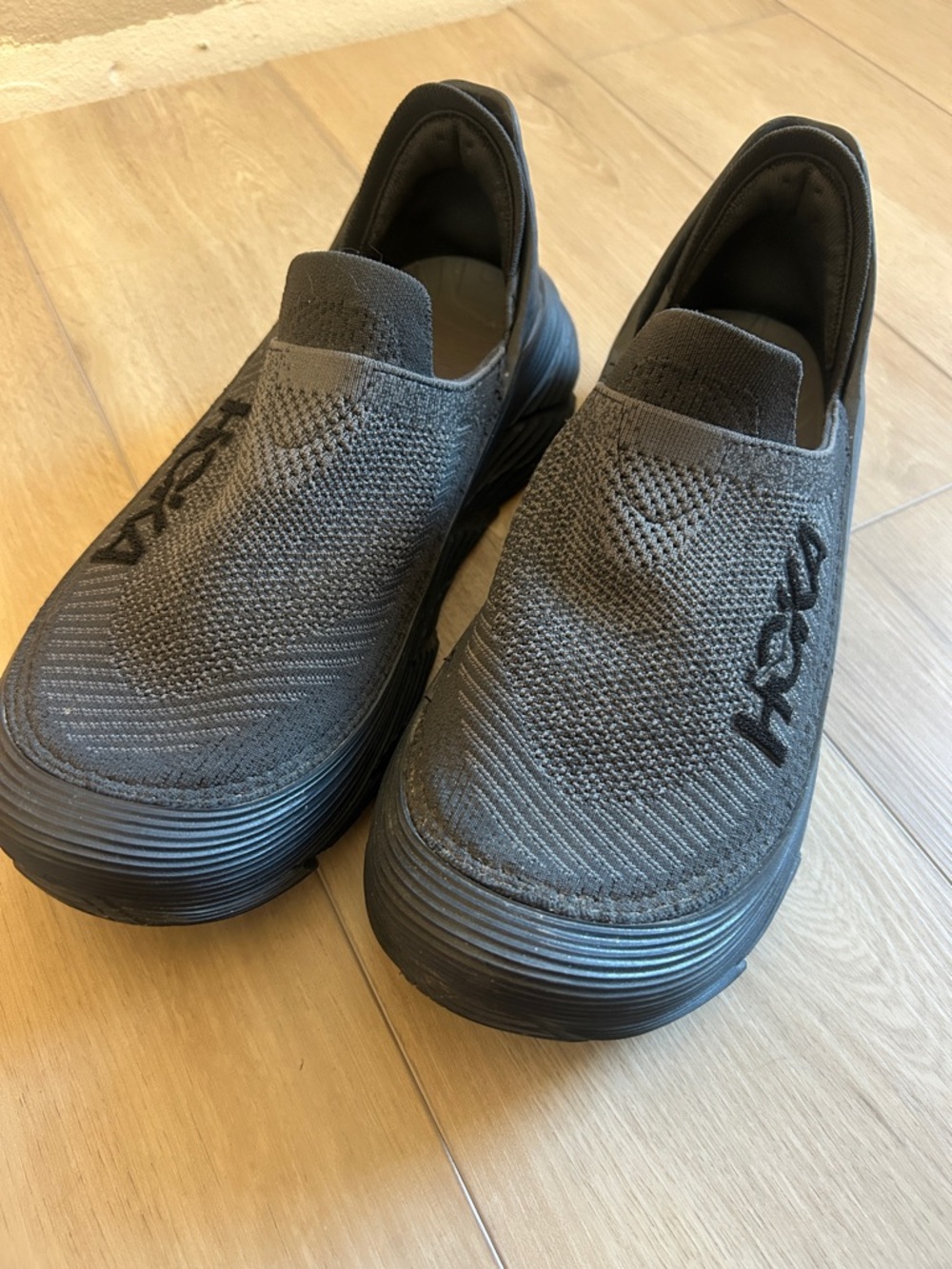 Slip-On Men's HOKA shoes in Dark Gray